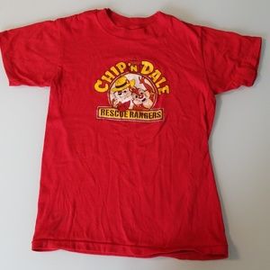 Vintage chip n dale kids tshirt
